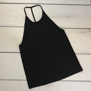 Fabletics charcoal grey workout top